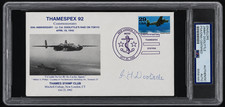 Signed Jimmy Doolittle Raiders Envelope WWII Tokyo Raid Bombing USAF US Auto PSA picture