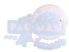 Vintage Pac-Man Fanatic glittery T-shirt iron-on transfer picture