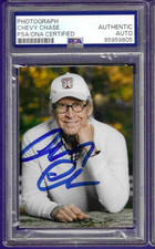 CHEVY CHASE SIGNED 2.5 X 3.5 PHOTOGRAPH PSA DNA AUTHENTIC AUTOGRAPH AUTO picture