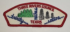 Three RIvers  Council Strip CSP Texas Boy Scout KJ3 picture