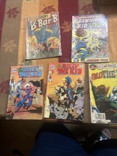 Vintage Western Lot Of 5 Comics-Billy the Kid, Rawhide Kid & Bensons B-Bar-B picture