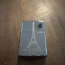 VINTAGE 1999 TOUR EIFFEL EIFFEL TOWER ZIPPO LIGHTER MIB RARE picture