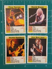 SET-4 1998 BRAVO STAR QUARTETT GROUP BAND CARD JON BON JOVI RICHIE SAMBORA TICO picture