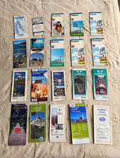 AAA Chevron Esso Vintage Folded Road Map Lot CA AZ WA Portland Alaska picture
