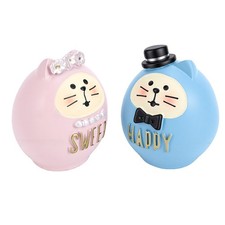 2pc Wedding Cat Figurines Mini Groom And Bride Cat Decor For Wedding Annive FBWR picture