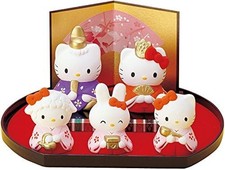 Seto Ceramic Hello Kitty Hinamatsuri Set 05-K301 Sanrio Saidougama Girl Festival picture