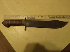 Negrito Bolo Philippine WW2 Vintage Knife Signed picture