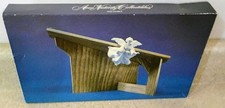 VTG 1982 Avon Nativity Collectibles The Stable Christmas Ceramic Figure picture