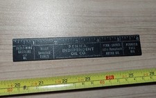 Vtg 1939 Pennsylvania Independent Oil Fleet-Wing Kelly Penn-Laurel Pennico Ruler picture