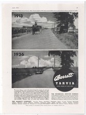 1936 Tarvia Ad: Cedar Point Road, Lucas County OhiO 1913 & 1936 Pictures picture