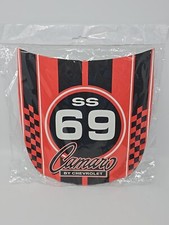 🛞SS '69 Camaro By Chevrolet Replica Hood METAL SIGN Wall Art 11x10 MANCAVE~SHOP picture
