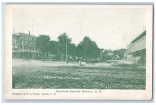 c1905's Railroad Square Scene Nashua New Hampshire NH Unposted Building Postcard picture