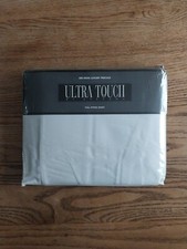 Vtg Ultra Touch By Stephens Full Fitted Bed Sheet White Made in USA picture