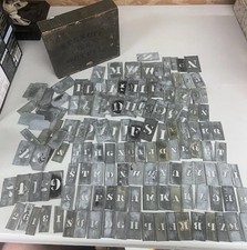 Large WWII Era Stencil U.S. Outfit C.H. Hanson Co - Stencils picture
