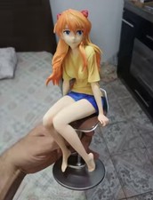 Asuka Langley Soryu Figure Evangelion 25cm PVC Anime Statue Desk Display picture