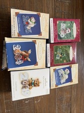 Vintage HALLMARK Lot of 6 COOL DECADE Ornaments 2000 - 2004 & 2009 picture