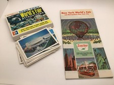 Vintage 1964–1965 New York World's Fair souvenir lot- all cards present picture