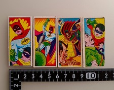 Batman Vintage Menko card 1960's Lot 4 cards set Japanese (A picture