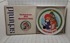 Schmid Raggedy Ann Christmas 1977 Plate Limited Edition 7.5in picture