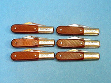 SIX VINTAGE IMPERIAL IRELAND BARLOW POCKET KNIVES picture