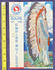1938 Great Northern Railroad Menu Estes Park Colorado - Montana Railway Dining picture