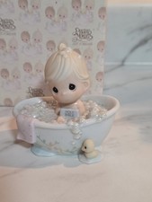 1997 Precious Moments He Cleansed My Soul Mini Figurine. No Box 3