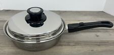 Health Craft 5 Ply 1  1/4 Quart Magnetic Surgical Stainless Steel Skillet. Nice picture