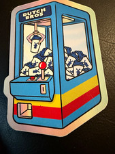 Dutch Bros Coffee claw machine 2026 as a promotional sticker drop picture