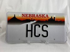 HCS Vintage Vanity License Plate Nebraska Personalized Auto Man-Cave Décor picture