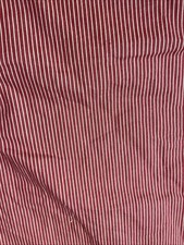 RARE Vintage RALPH LAUREN King Bed Comforter Red White Pinstripe THICK picture