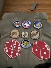 Vintage USAF Military Fighter Squadron Patch 27th 54th 58th 71st 94th Pacific picture