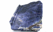 273.6 Gram Natural Rich Deep Blue Brazilian Sodalite Slab Cab Cabochon Rough SS4 picture