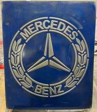 Mercedes Benz Metal Wall Art Sign 20x24” Handmade by Artisan picture