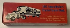 ERTL 1948 Amoco Dealer's Tractor/Trailer Bank  #B187  New In Box picture