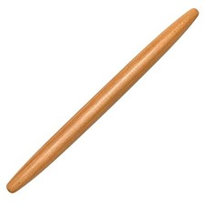 French Rolling Pin, 17 Inch Solid Wood Tapered picture