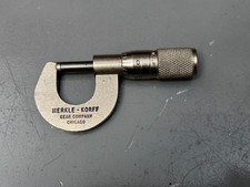Vintage Merkle-Korff Gear Co Chicago Advertising Micrometer 0-.5” picture
