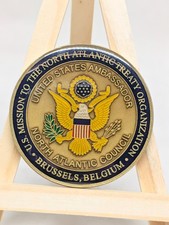 US Mission to NATO Ambassador Challenge Coin Brussels Belgium North Atlantic  picture
