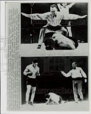 1936 Press Photo Boxer Joe Louis Loses to Max Schmeling; Wins 2nd Fight, NY picture