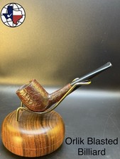 Vintage Orlik Blasted Billiard Tobacco Pipe picture