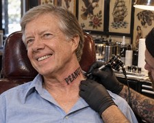 Jimmy Carter Peanut Neck Tattoo 8