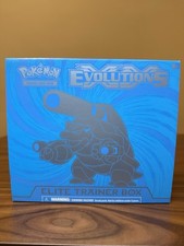 2016 POKEMON XY EVOLUTIONS ELITE TRAINER BOX ETB BOX AND BOOKLETS ONLY picture
