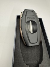 XIKAR Flip Dual Cigar Cutter - V-Cut & Straight Cut - Black & Bronze - New picture