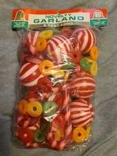 Vintage Blow Mold Christmas Candy Tree Garland McCrory Novelty Peppermint, Cane picture