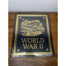 Easton Press World War II Illustrated History Book Large Format Gold Embossed picture