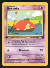 English NM Slowpoke 67/82 TR 1st Edition Pokemon Team Rocket picture