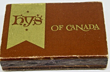 Hy's Of Canada Restaurant Chicago 100 E. Walton  Illinois Matchbox - Matchbook picture