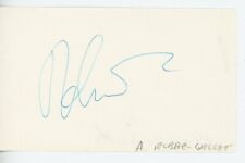 Famed French author & screenwriter Alain Robbe-Grillet & his autograph picture