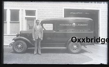 Vintage Dry Cleaner NEW HAVEN CT Delivery Truck Monarch Cleaners Laundry Bazzano picture