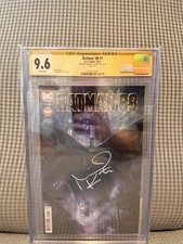 Batman 89 #1 C 9.6 CGC Signature Series signed Michael Keaton picture