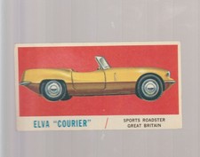 1961 Topps Sports Cars Elva Courier (Grey Back) #53 EXMT picture